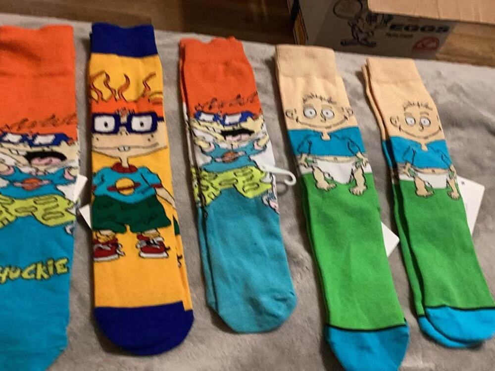 Rugrats socks Tommy and Chuckie